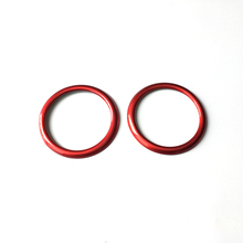 Cubierta de anillo de Audio ABS para Mazda 2 Demio DL sedán DJ Hatchback 2015-2020, color rojo, marco de sonido frontal A Pilar, etiqueta para bisel embellecedor 2024 - compra barato