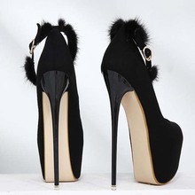 2020 новые весенние пикантные женские туфли-лодочки в гладиаторском стиле Вечерние туфли-лодочки с круглым носком на ремешке с пряжкой черные туфли женская обувь 34-40 2024 - купить недорого