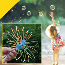 1Pcs Funny Popular Soap Bubble Colorful Shook Stick Blowing Bubble Play Outdoor Activety Wands Toys Amused for Children 2024 - buy cheap