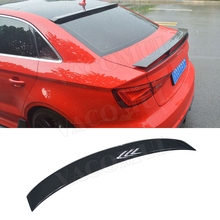 Car Carbon Fiber Auto Racing Rear Wing Spoiler for Audi A3 S3 RS3 2014 2015 2016 2017 2024 - buy cheap