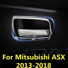 For Mitsubishi ASX 2013-2018 Car Styling Inner Door Handle Cover Door Bowl Frame Trim Sticker Accessories Interior decoration 2024 - buy cheap