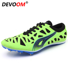 New Track and Field Shoes Man Women Mesh Spikes Athletics Shoes Man Lightweight Comfortable Unisex Running Nails Sneakers Big 45 2024 - buy cheap