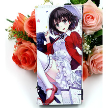 Anime Saekano: cómo criar a una novia aburrida cartera larga colorida Katou Megumi bolso de mano 2024 - compra barato