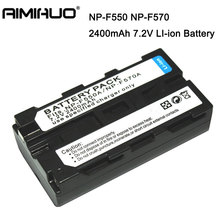 Batería de iones de litio recargable para cámara fotográfica, NP-F550 de 7,2 V, 2400mAh, NP-F570 para Sony, LED, NP-F330 2024 - compra barato