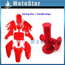 Kits de carenado de plástico rojo para motocicleta, empuñaduras de mango para Honda XR50, CRF50, 50cc, 70cc, 90cc, 110cc, 125cc, 140cc, 150cc, 160cc 2024 - compra barato