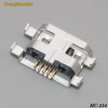 ChengHaoRan 10 шт. Micro USB 5pin B Тип гнездовой разъем, плоский разъем для розетки для зарядки 2024 - купить недорого