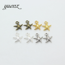 YuenZ 15pcs 4color Antique Sliver Animal starfish Charm DIY metal charms for jewelry making 16*14mm D702 2024 - buy cheap