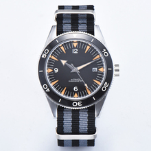 41mm DEBERT Top brand sapphire glass watch men clock rotating Ceramic bezel fashion sport date automatic men's wristwatch 2024 - buy cheap