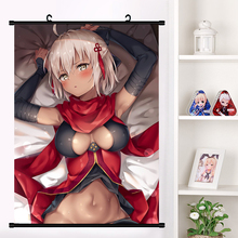 Anime Game Fate/Grand Order Okita Souji Alter Cosplay Wall Scroll Mural Poster Wall Hanging Poster Home Decor Collection Gifts 2024 - buy cheap