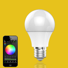 2015 new Bluetooth Smart LED Lighting E27 Bluetooth LED Light Bulb/Bluetooth RGB LED Light Bulb RGBCW/RGBWW free shiping 2024 - buy cheap