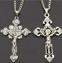 New Fashion Vintage 12 Mixed Ankh Cross Charms Pendants Necklace Spiritual protection For Women Men Jewelry Fast shipping 2024 - buy cheap