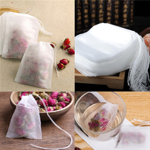 100Pcs/Lot Teabags 5-12CM Empty Scented Tea Bags With String Heal Seal Filter Paper for Herb Loose Tea Bolsas de te 2024 - buy cheap