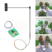 5V 60MA 3-color Traffic Light Signal HO OO LED Model HO Scale Train railway modeling+ Circuit Board 2024 - buy cheap