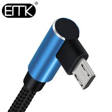 EMK Micro USB Cable 2A Fast Charging USB Sync Data Mobile Phone Android Adapter Charger Cable for Samsung Sony HTC LG Cable 30cm 2024 - buy cheap