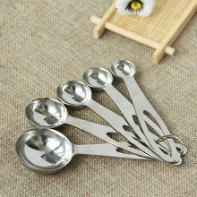 5pcs/Lot Stainless Steel Measuring Spoons Durable Coffee Tea Measuring Spoon Practical Baking Cooking Measuring Tools 2024 - buy cheap