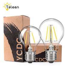 TSLEEN Dimmer Retro Dimmable LED Filament Light lamp E27 E26 110V 220V 8W 16W  G45 A60 Clear Glass shell vintage edison led bulb 2024 - buy cheap