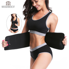 New  Shaper Sweat Women Weight Loss Waist Trimmer Trainer Belt Sauna Neoprene Workout Corset Body Shaper Tummy Waist Cincher 2024 - buy cheap