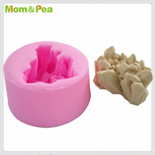Mom & Pea-MPA1913-6 de silicona en forma de cristal para decoración de tartas, molde 3D para Fondant, grado alimenticio 2024 - compra barato