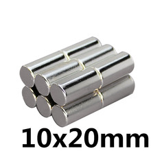 5pcs 10 x 20 mm N35 Powerful Super Strong Magnet Round Rare Earth Permanent Neo Neodymium Magnet 2024 - buy cheap