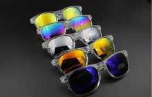 Moda cómodas Hombres/Mujeres Gafas de Verano gafas de Sol de Espejo Lente de los Vidrios de Sun UV 400 gafas de Sol de Protección 2024 - compra barato
