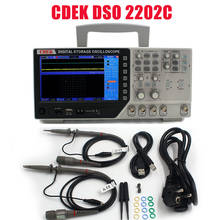 CDEK DSO2202C Digital Multimeter Oscilloscope USB 200MHz 2 Channels LCD Handheld Osciloscopio Portatil Diagnostic-tool 2024 - buy cheap