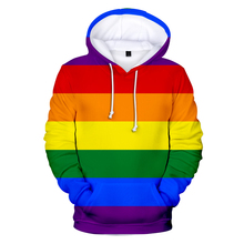 New Lgbt 3D printed hooded sweatshirt men/women Street hip hop color Harajuku spring and autumn fashion same-sex brand 3D hoodie 2024 - buy cheap