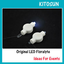 KITOSUN 50pcs/pack  Wedding Centerpiece Reuseable  Floralyte Decorative Accents Paper Lantern Led Light Flower Park Lighting 2024 - buy cheap
