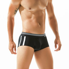 Novo cueca boxer masculina 3 tamanhos, cueca boxer em algodão sexy para casa, roupa de baixo respirável 2024 - compre barato