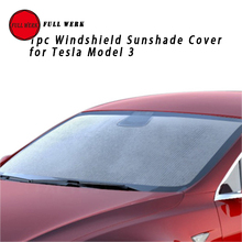 1pc Car Windshield Sunshade Auto Sun Visor Cover for Tesla Model 3 Windscreen Cover Heat Shield Mat Car Styling Interior Access 2024 - buy cheap