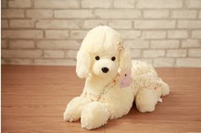 cute poodle plush toy lovely new  flower cloth poodle dog doll gift about 45cm 0045 2024 - buy cheap