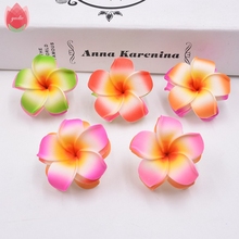 10pcs/lot 4cm Foam Hawaii Beach Flowers For Wedding Party Box Decoration DIY Artificial Garland Supplies Summer Wreath Craft 2024 - buy cheap