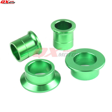 CNC Billet Aluminum Front and Rear Wheel Hub Spacers For KX125 KX250 KXF250 KXF450 Motorcycle Motorcross Dirt Bike Off Road 2024 - buy cheap