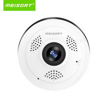 Meisort Wifi Mini IP Camera 360 Degree Home Security Wireless Panoramic Fish-eye CCTV Camera 1.3MP 960P Video Security Camera 2024 - buy cheap