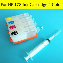 4 Color/Set HP178 Ink Cartridge For HP 3070A 3520 4620 B109N B209A B210A B210B 6520 Printer With For HP 178 Auto Reset Chip 2024 - buy cheap
