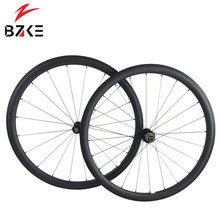 Hauke rodas de carbono 700c, rodas de bicicleta para estrada com 38mm e 50mm, conjunto de rodas de corrida em carbono 700c, cubos rápidos 2024 - compre barato