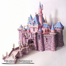 57cm DIY Sleeping Beauty Castle  Papercraft 3D Paper Model Education Toy 2024 - buy cheap