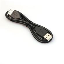 Лучшая цена, 1 шт., 2 фута/60 см, черный USB штекер на гнездо удлинитель данных M/F Кабель-адаптер 2024 - купить недорого