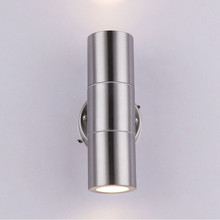 BEIAIDI-Lámpara Led de pared de acero inoxidable para exteriores, luz de estigma para Villa y patio, candelabros impermeables de 3W y 6W 2024 - compra barato