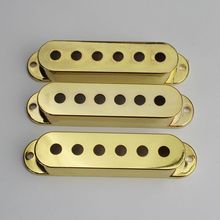 3 pcs/set Silver Single Coil Guitar Pickup Cover 48 50 52mm Pole Spacing  Guitar Accessories Parts Gold 2024 - buy cheap