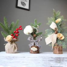 Mini Desk Christmas Tree Decoration For Home 2019 Winter Christmas Tree Ornament Room Decoration Gift Wholesale A1 2024 - buy cheap