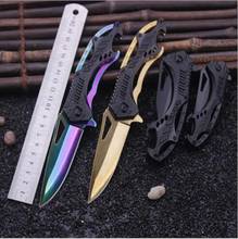 SHNAPIGN Knife Outdoor Folding Knife Black Titanium Tactical Pocket Knife  Rescue survival knife aluminum handle Camping Huntin 2024 - buy cheap