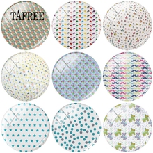 TAFREE Beautiful Decorative pattern 25mm Round Glass Canochon Dome Flat Back DIY Jewelry Finding Women Girls Love 2024 - buy cheap