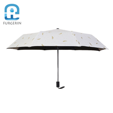 Furgerin guarda-chuva de sol dobrável, guarda-chuva feminino fofo resistente ao vento para pendurar em dias chuva para homens e mulheres 2024 - compre barato