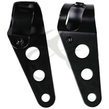 Soportes de montaje de faros delanteros para moto Honda CB650 CB750, horquilla Bobber Racer con 28mm-34mm, color negro 2024 - compra barato