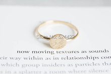 Min-Anillo de nudillos redondos de oro, 1 unidad, anillo antiguo, anillos de estilo vintage, JZ082 2024 - compra barato