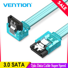 Vention Sata 3,0 7pin кабель для передачи данных супер скорость SSD HDD Sata III правый угол жесткий диск для ASUS Gigabyte MSI материнская плата 0,5 м 2024 - купить недорого