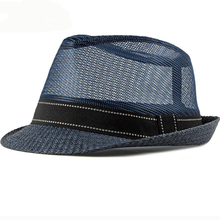 HT2379-Sombrero de verano para hombre y mujer, malla transpirable, sombrero de paja, sombreros de playa, Sombreros de Panamá 2024 - compra barato