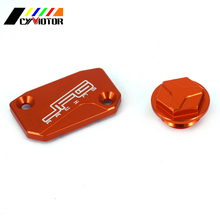 CNC Motorcycle Front & Rear Brake Fluid Reservoir Cap Cover For KTM SX EXC XC XC-W SX-F XCF-W XCR-W EXC-R 125 144 200 250 300 2024 - buy cheap