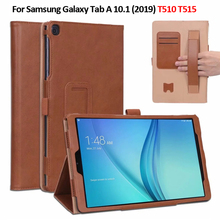 Caso Da Tampa Do Tablet Para Samsung Galaxy Tab 10.1 2019 SM-T510 T515 Magnético Tampa do Suporte de Couro Para Galaxy Tab UM 10.1 2019 caso 2024 - compre barato
