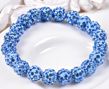 Colorful Bracelets Micro Pave CZ Disco 10mm 20pcs Ball Beads Handmade Bracelet crystal clay 2024 - buy cheap